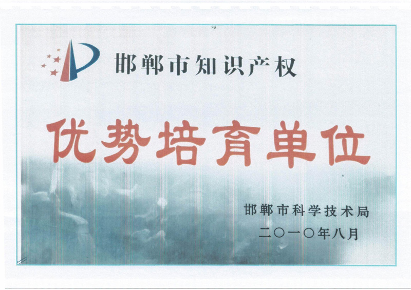 市级证书